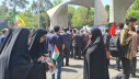 حضور جمعی از دانشگاهیان دانشکده شریعتی در تجمع بزرگ دانشگاهیان در مسجد دانشگاه تهران