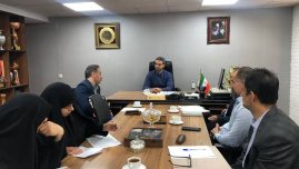 حضور مسئولین اداره امور فرهنگی و مشاوره و سلامت دانشکده